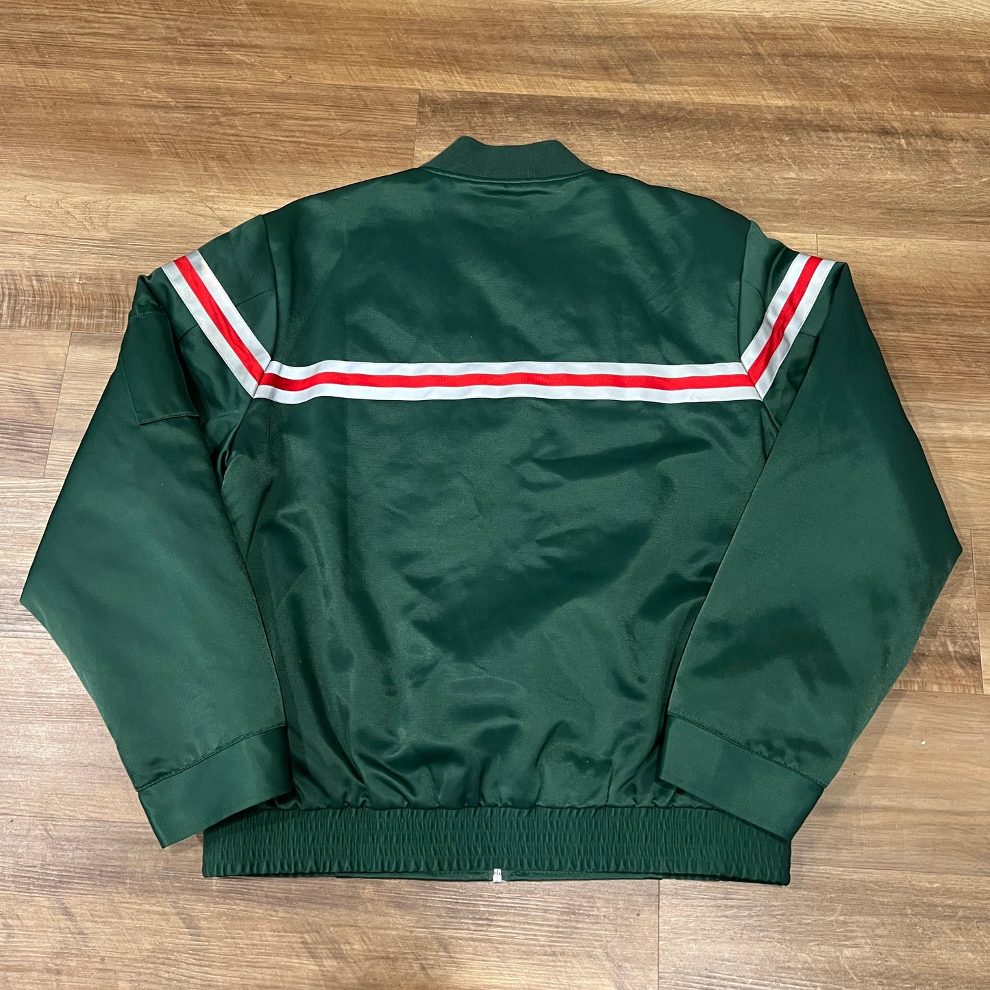 Supreme Reflective Stripe Work Jacket Dark Green