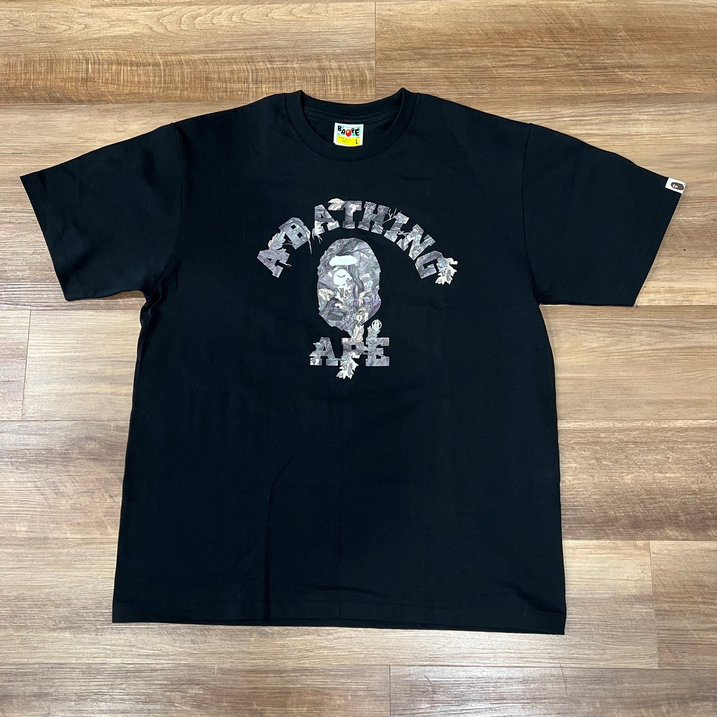 A Bathing Ape Tree Edge Camo College Tee