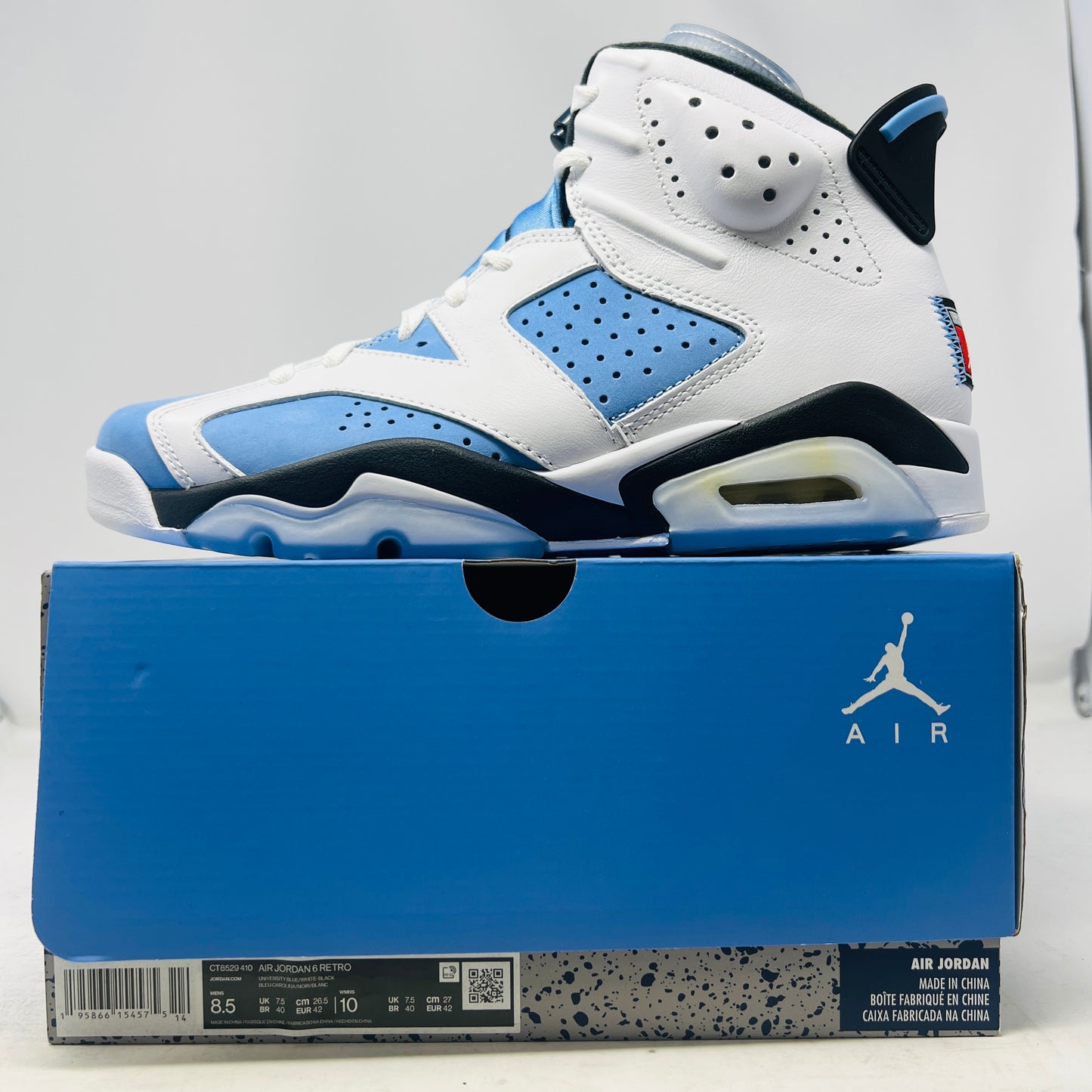 Jordan 6 Retro UNC White