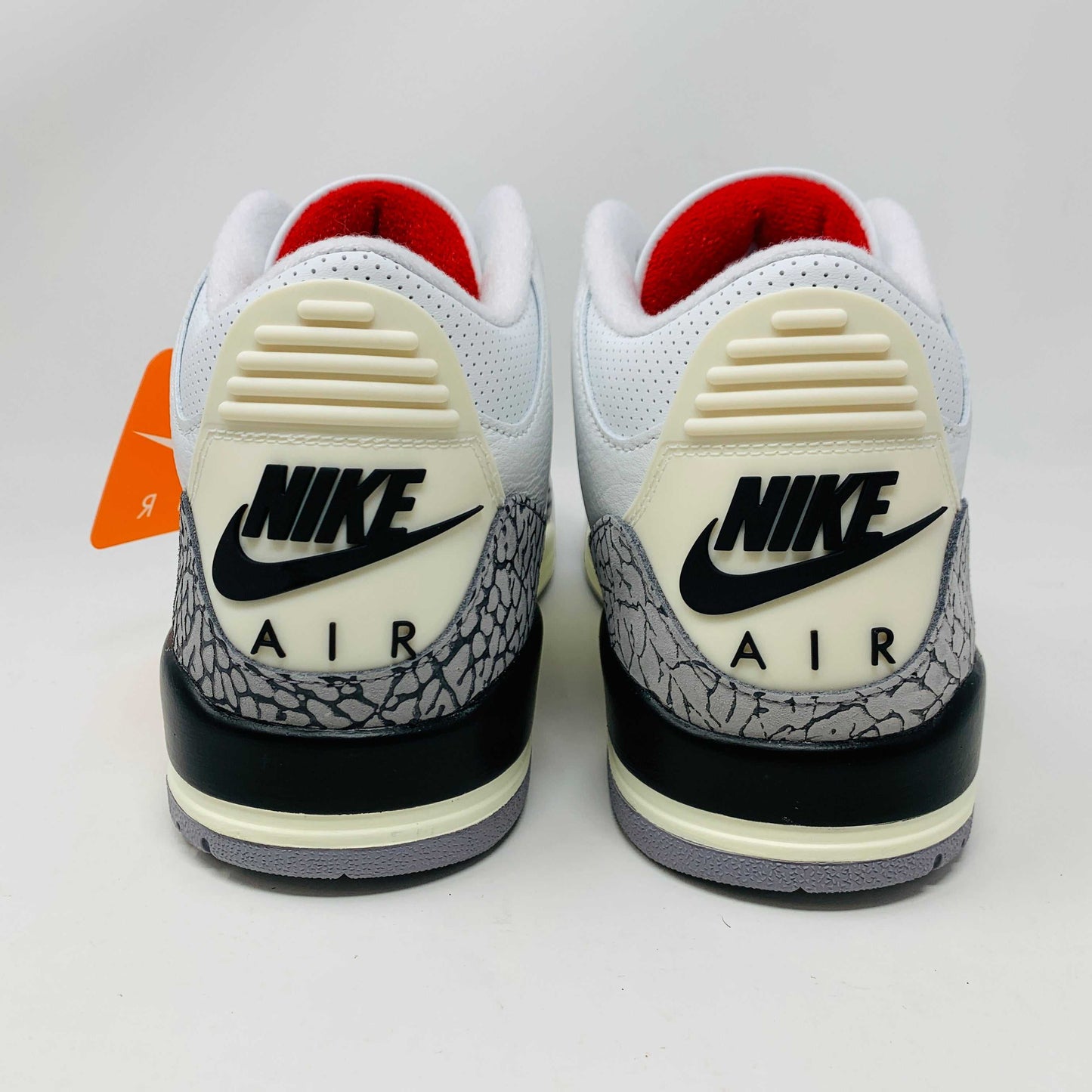 Jordan 3 Retro White Cement Reimagined sneakers with classic white and cement colorway.