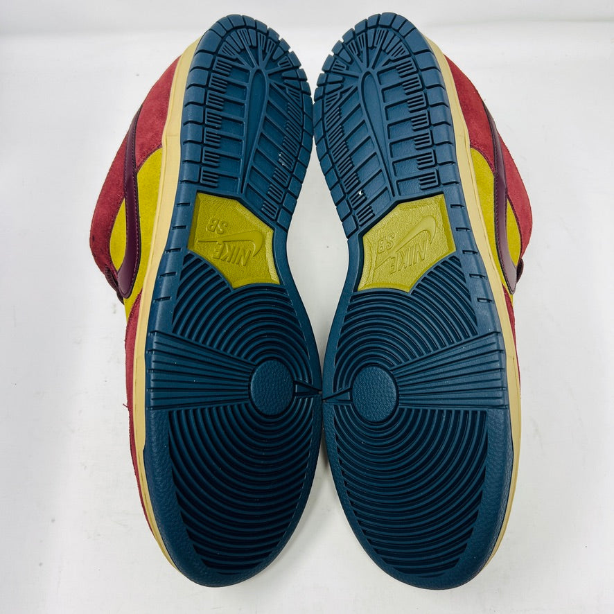 Nike SB Dunk Low Dark Team Red Olive Flak