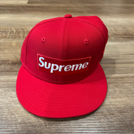 Supreme Sharpie Box Logo New Era 'Red'