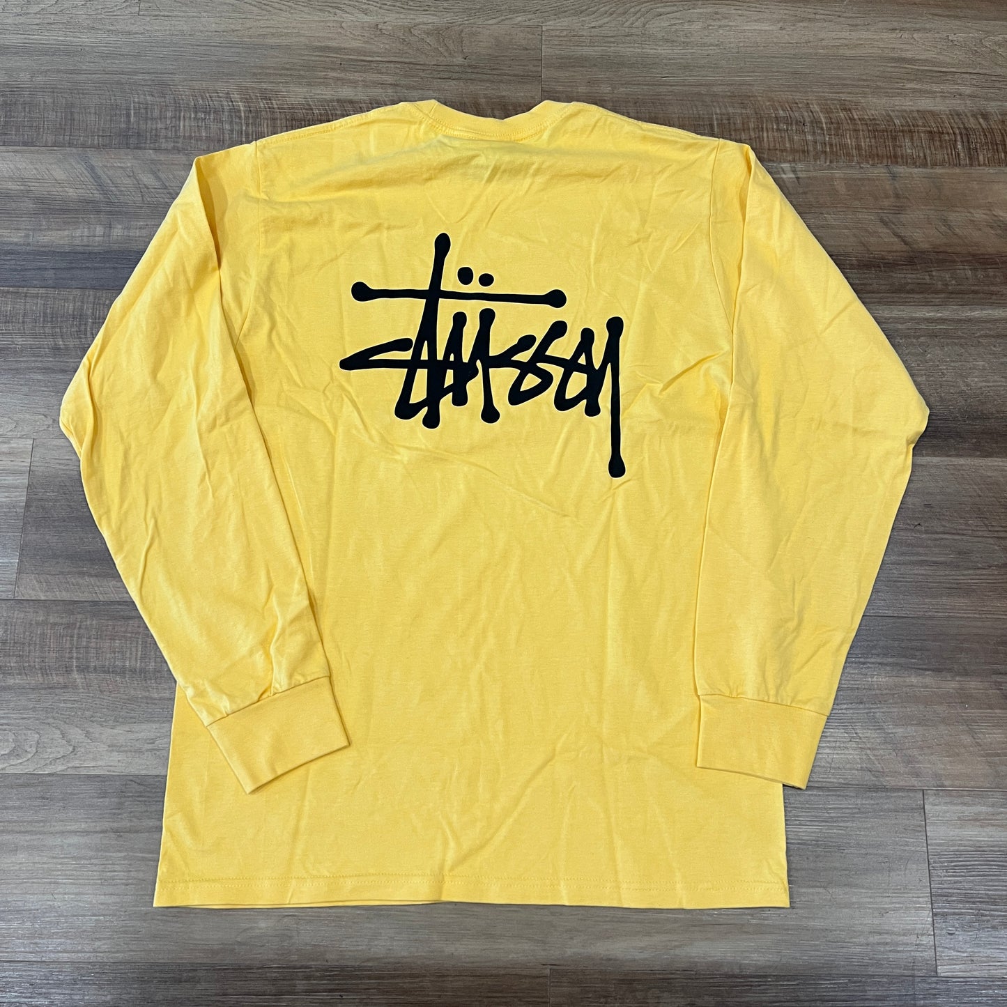 Stussy Basic Stock Long-Sleeve T-shirt Yellow