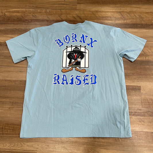 Born X Raised "BIRDS OF PARADISE” Tee Light Blue