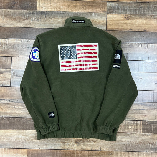 Supreme The North Face Trans Antarctica Expedition Fleece Jacket Olive
