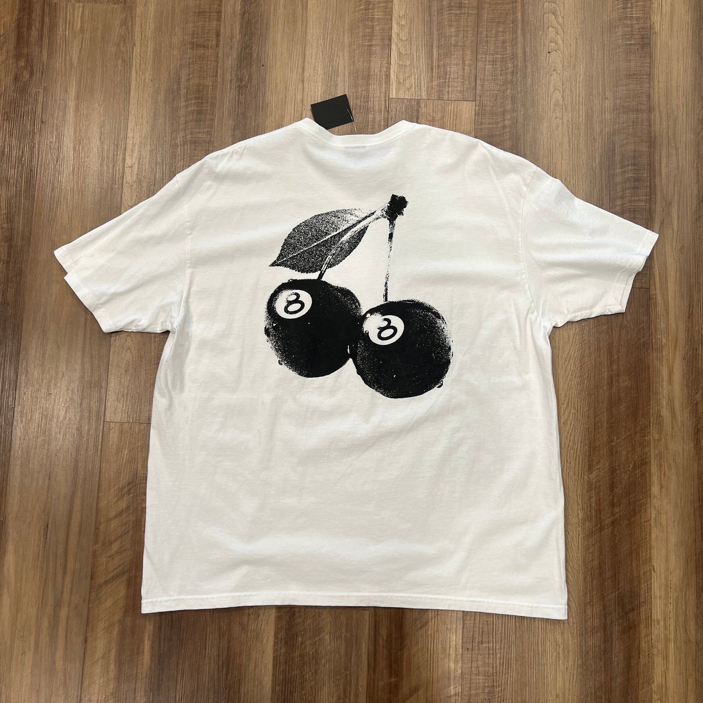 STUSSY CHERRIES TEE WHITE
