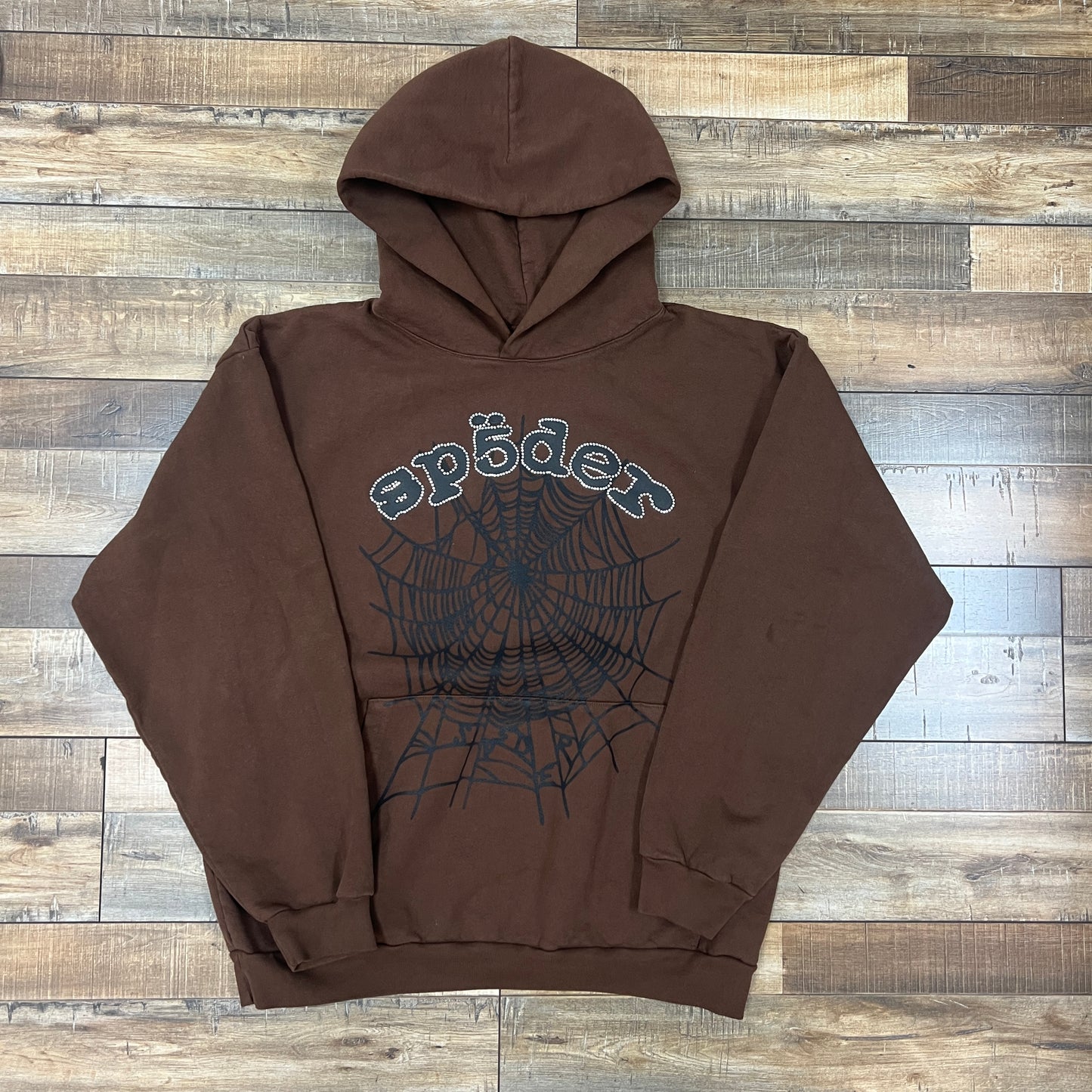 Sp5der Complexcon Exclusive OG Web Rhinestone Hoodie
