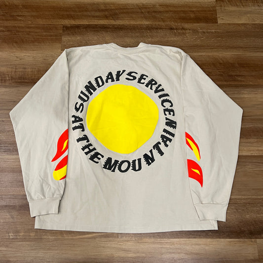 Cactus Plant Flea Market x Kanye West Sunday Service Holy Spirit L/S T-shirt Bone