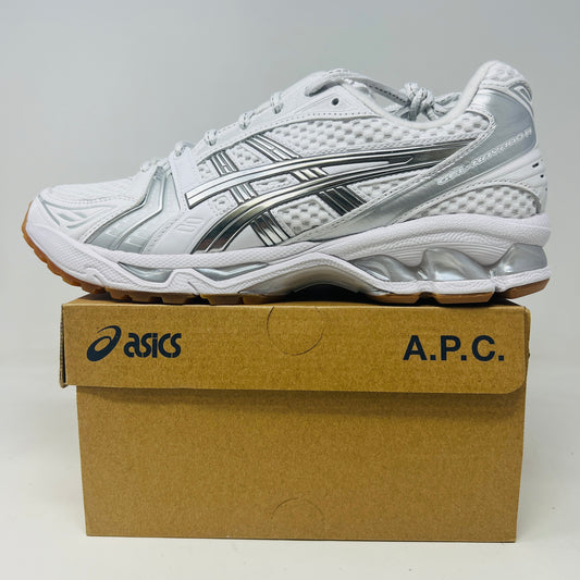 ASICS Gel-Kayano 14 A.P.C. White Pure Silver