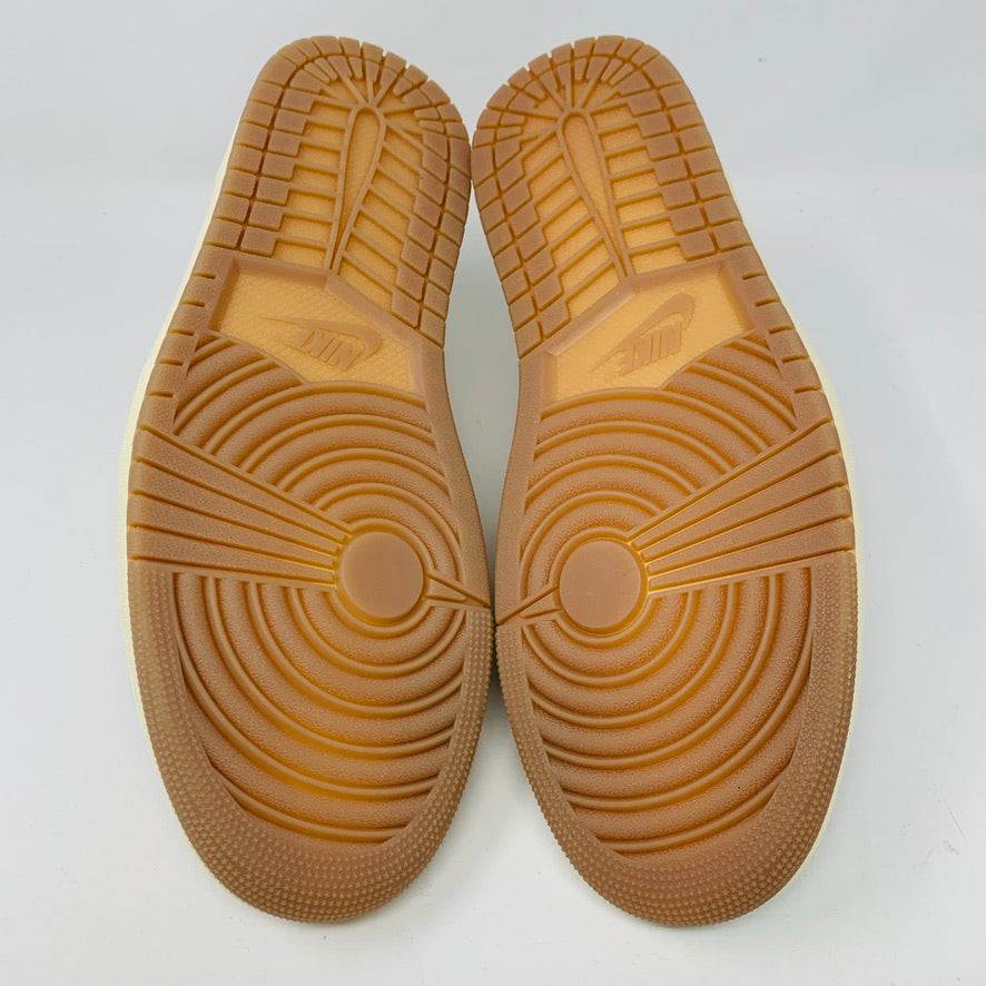 Jordan 1 Low Zion Williamson Voodoo sneakers on Nike box, brand new, 2022 model.