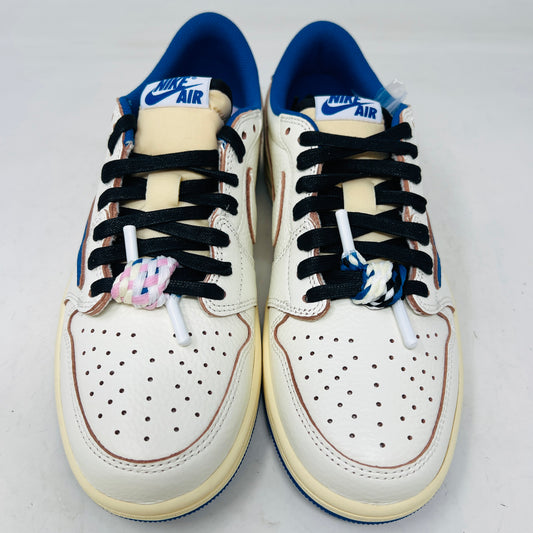 Jordan 1 Retro Low OG SP Fragment x Travis Scott Sail Military Blue