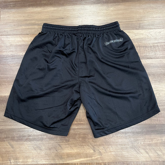Chrome Hearts Sports Mesh Varsity Shorts Black