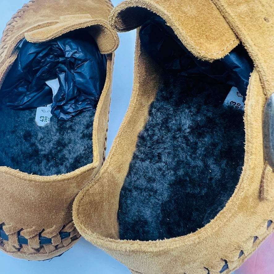 Birkenstock London Braided Shearling Kith Mink