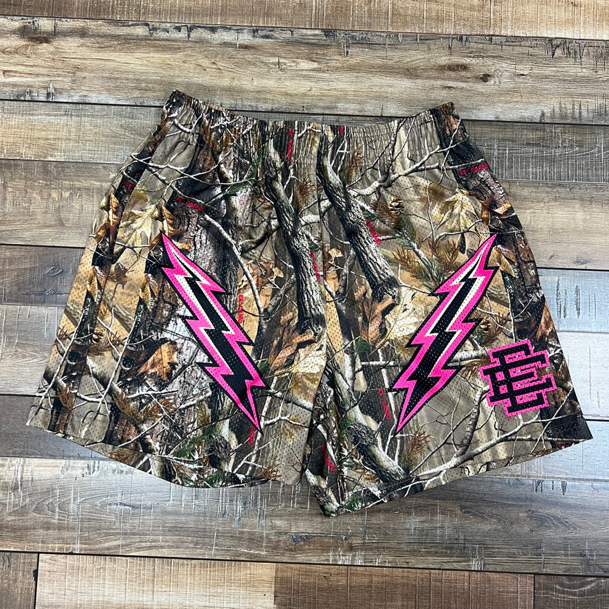 Eric Emanuel EE Basic/Core Short Tree Camo/Black/Pink Bolt