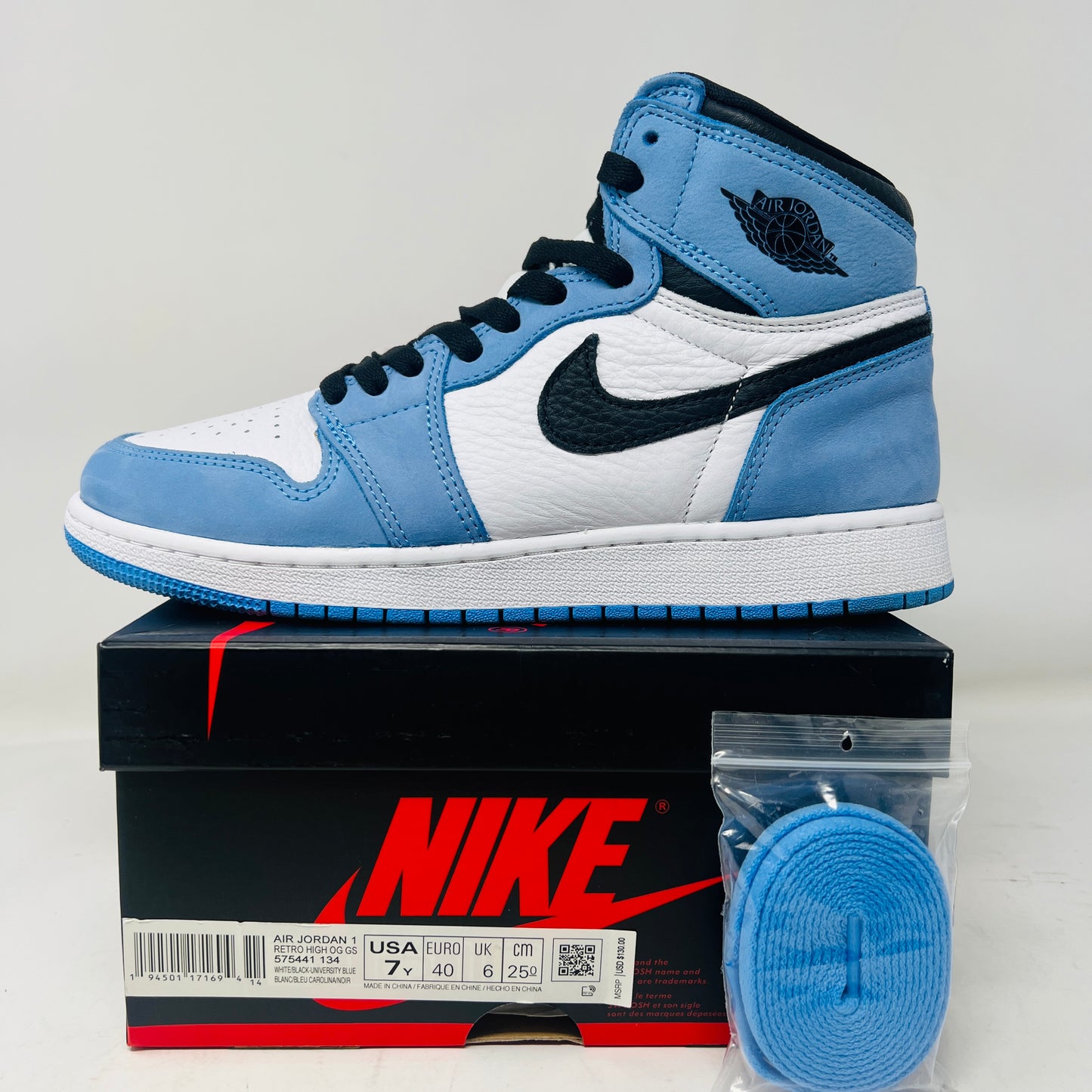 Jordan 1 Retro High OG University Blue (GS)