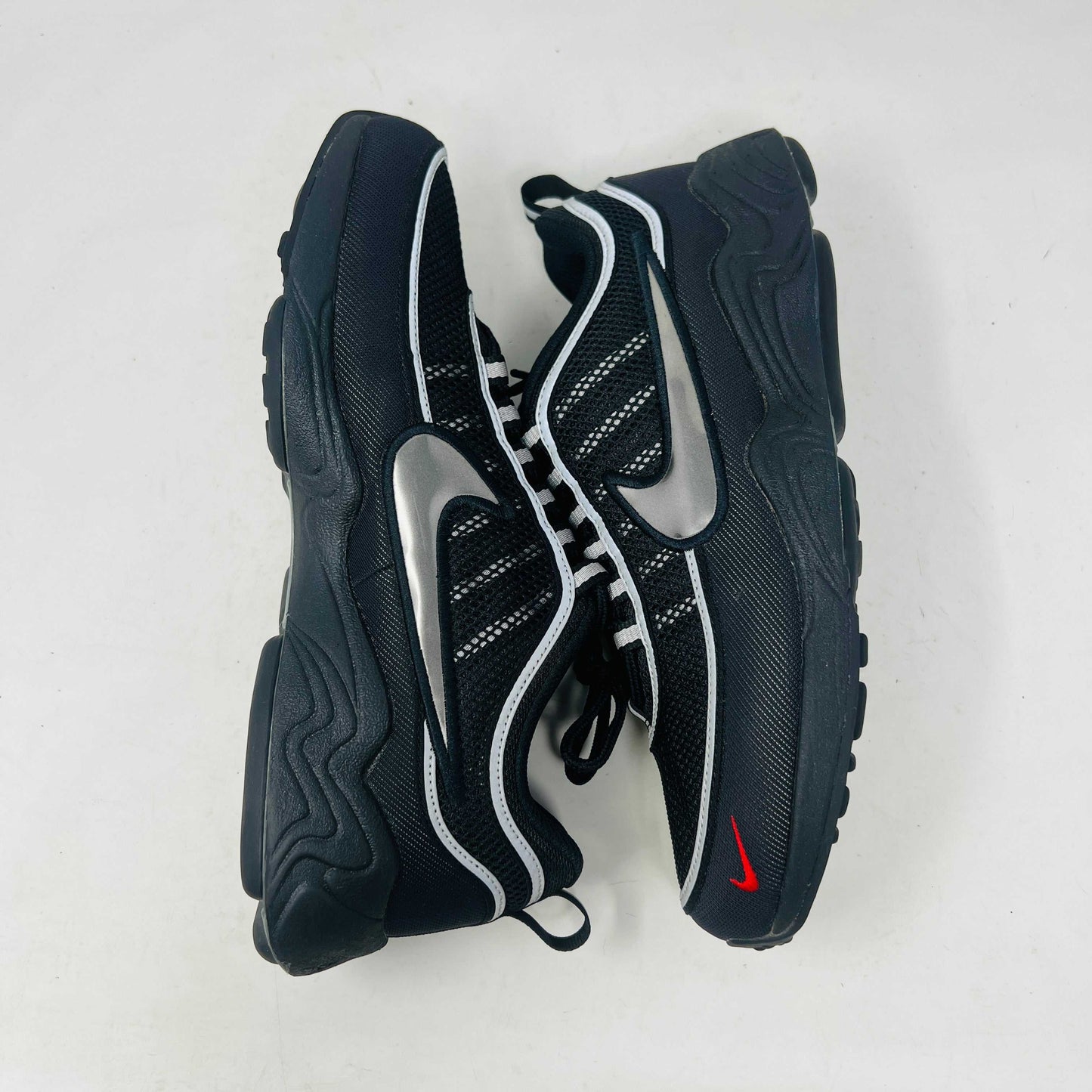 Nike Air Zoom Spiridon Black Metallic Silver