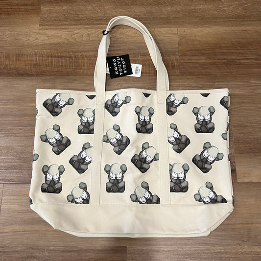 KAWS Canvas Tote Bag Off White
