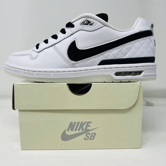 Nike SB Zoom Air Paul Rodriguez 1 OG White Black 2025 sneakers on box, new condition.