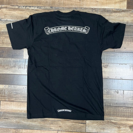 Chrome Hearts Scroll Logo T-shirt Black