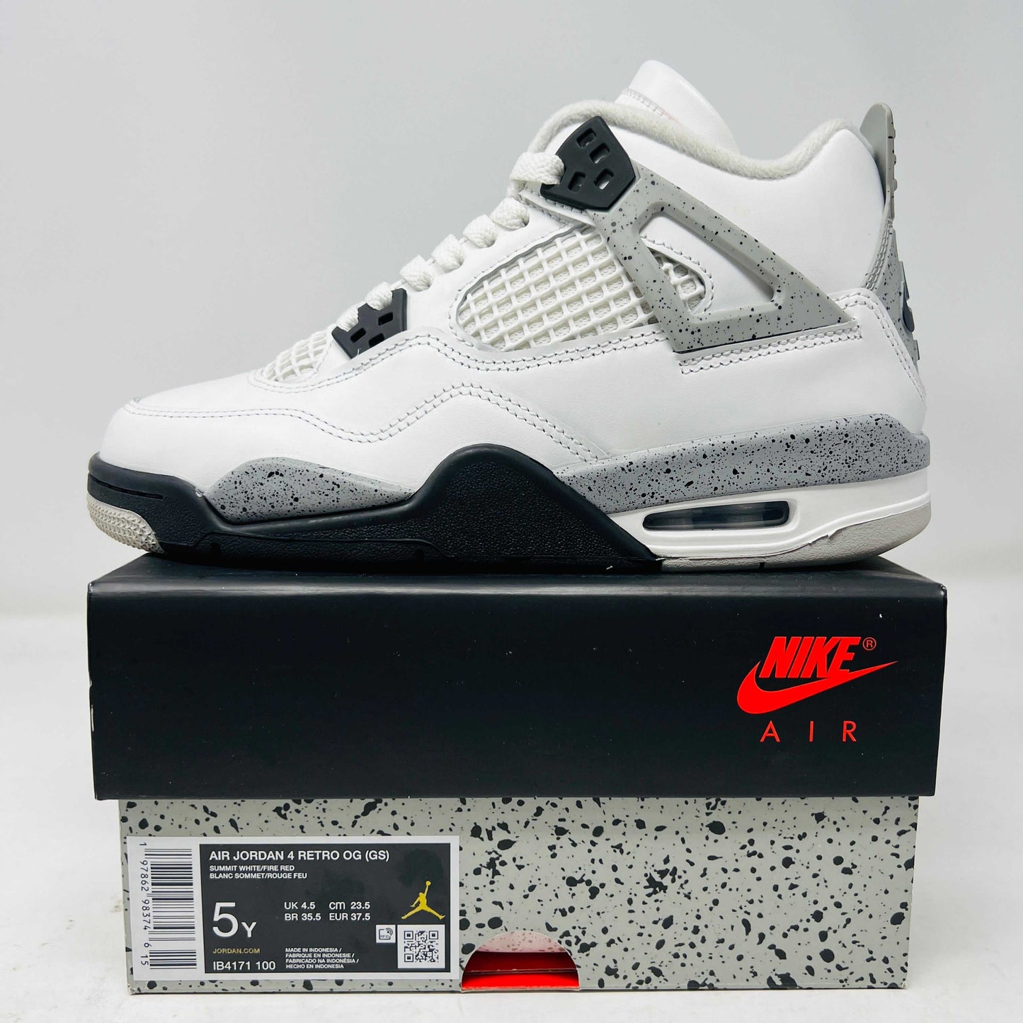 Jordan 4 Retro White Cement (2025) (GS)