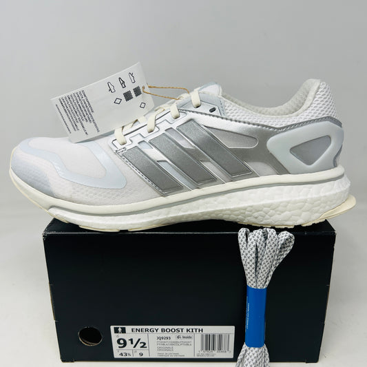 adidas Energy Boost Kith White Black Silver Metallic