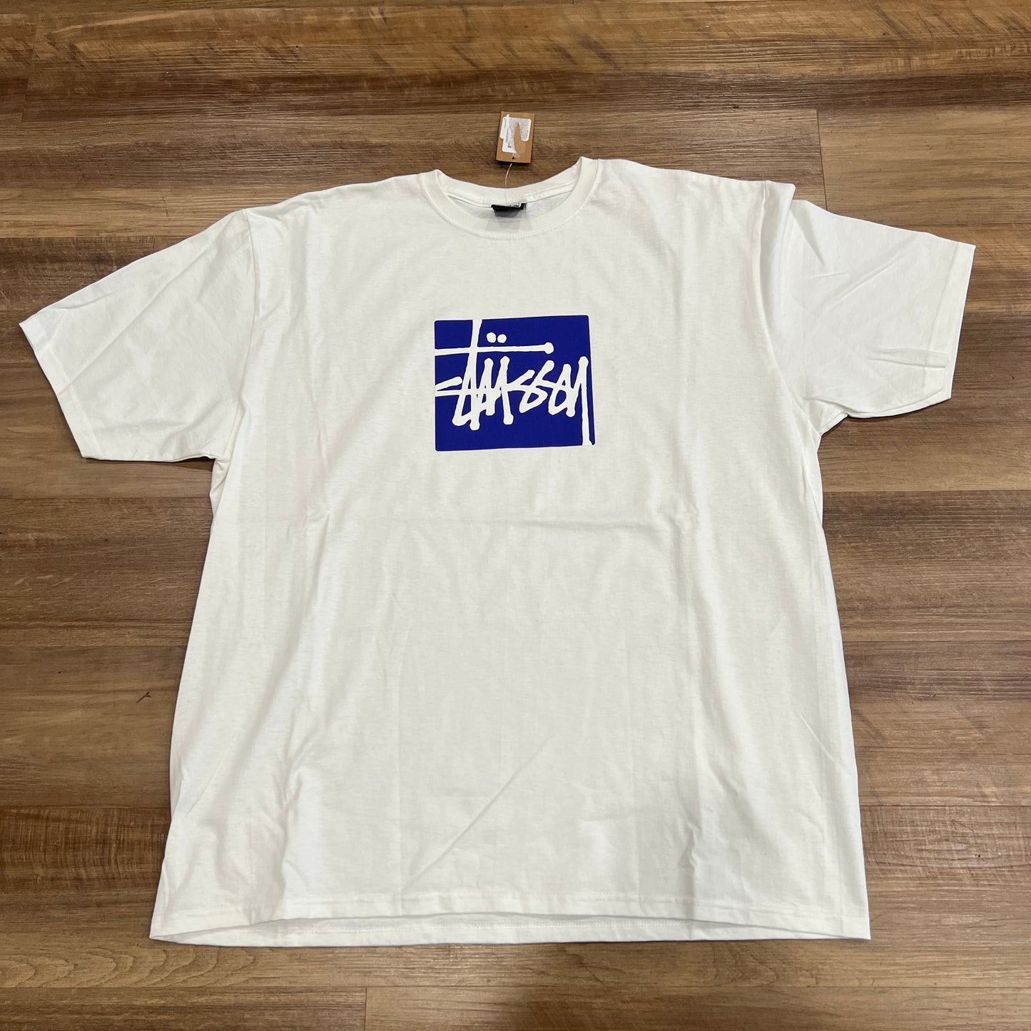 Stussy Stock Box T-Shirt White