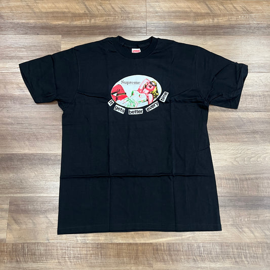 Supreme It Gets Better Every Time Tee Black