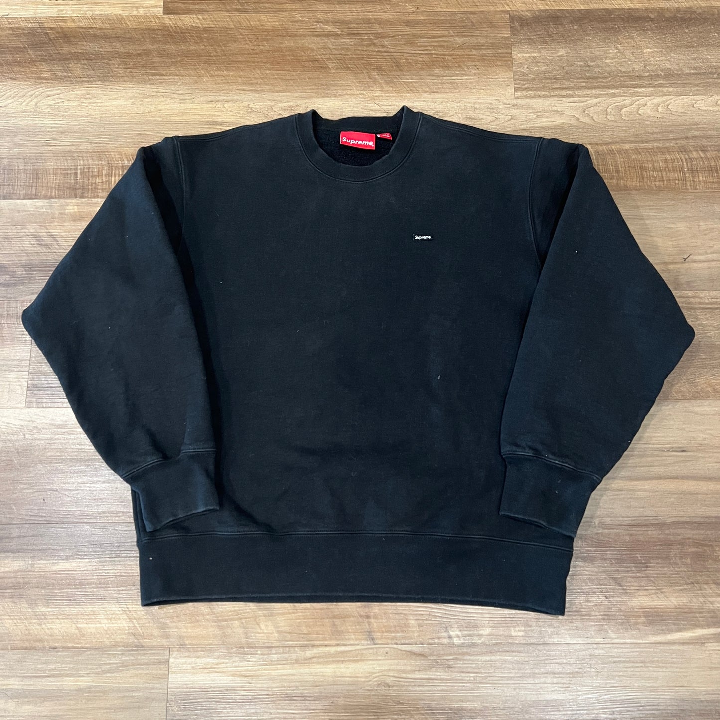 Supreme Small Box Crewneck (FW25) Black