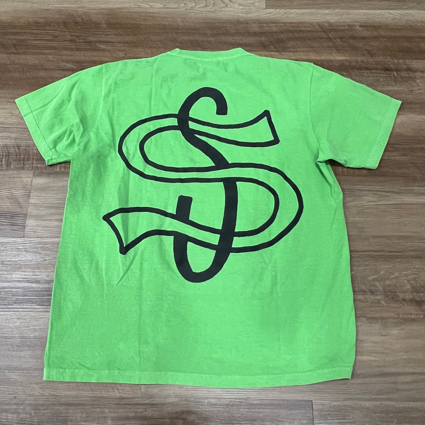 Stussy Big League Pigment Dyed Tee Green