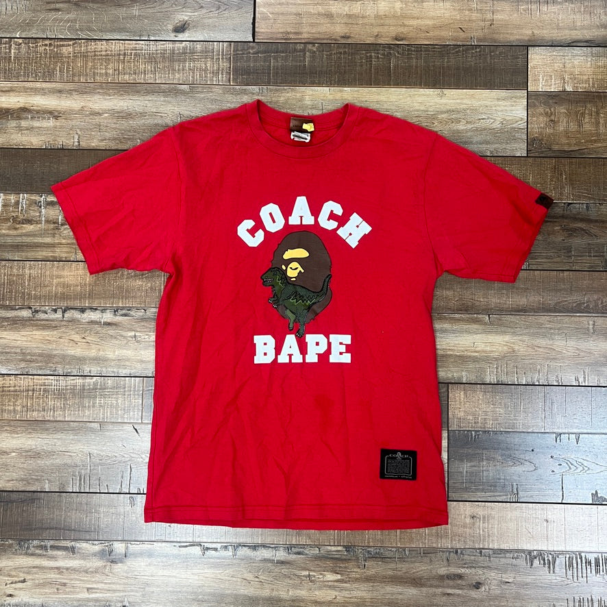 BAPE x Coach Rexy Tee Red
