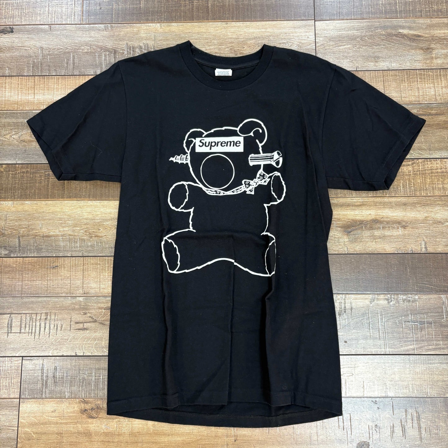 Black Supreme Undercover Bear Tee Shirt, preowned, authentic and final sale.