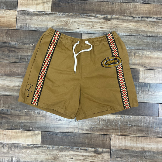 Travis Scott Cactus Jack Stripe Short Brown Multi