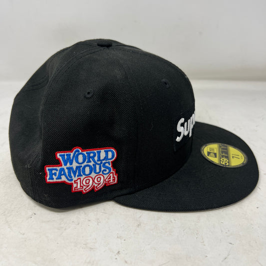 Supreme World Famous Box Logo New Era Black