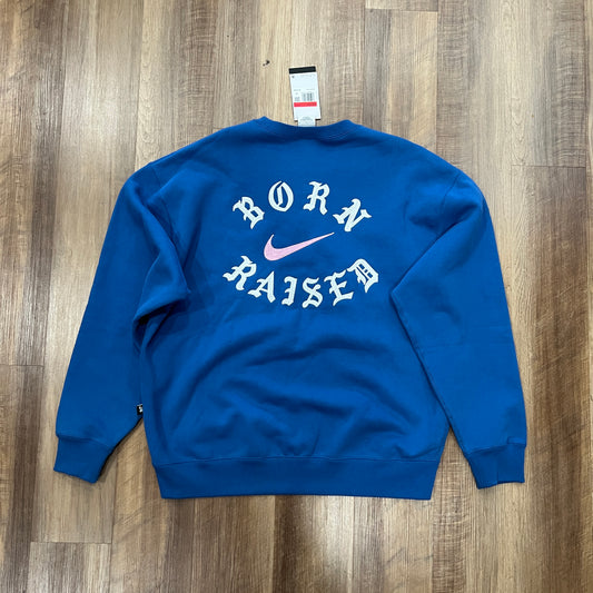 Nike SB Born X Raised Crewneck Sweatshirt Blue