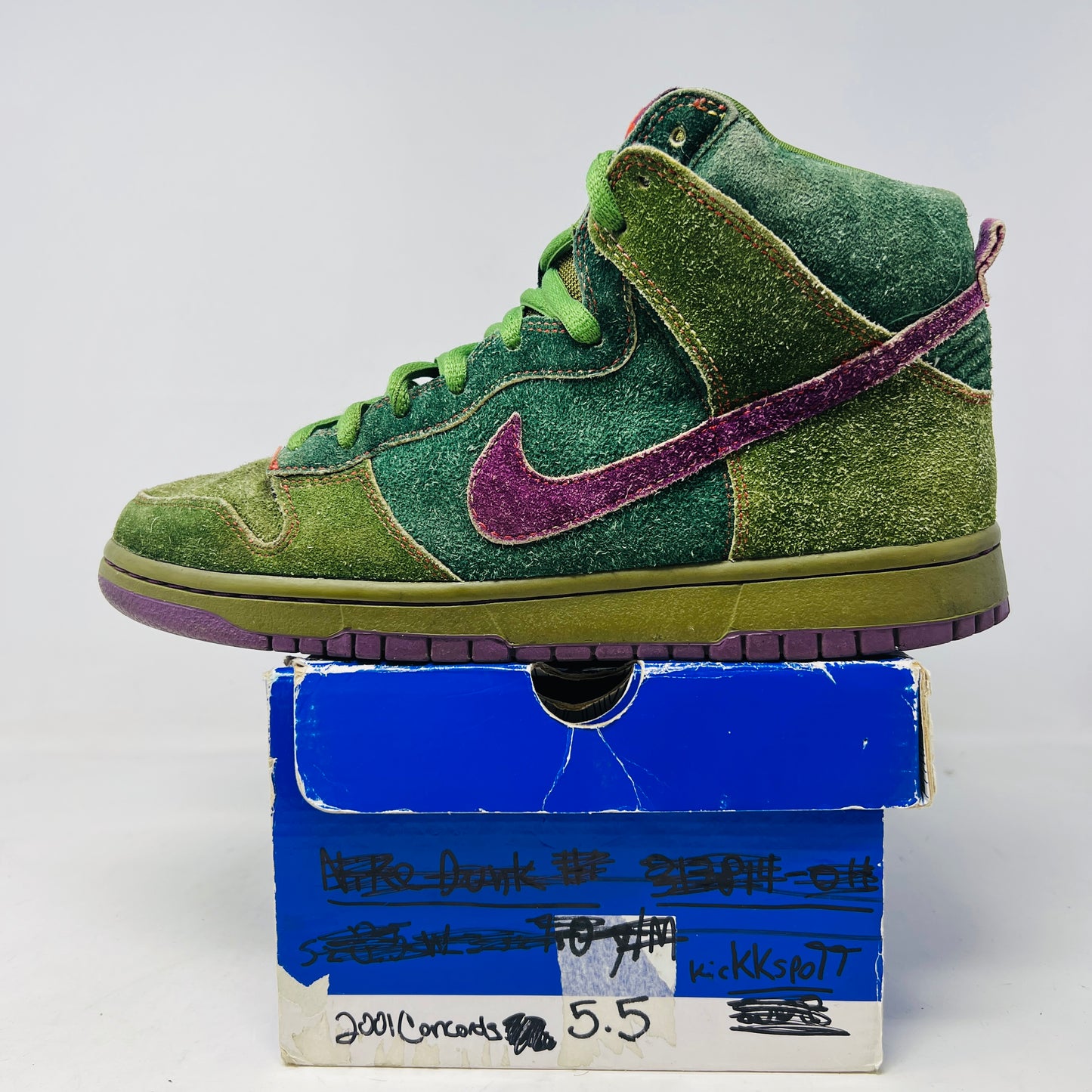 Nike SB Dunk High Skunk 420