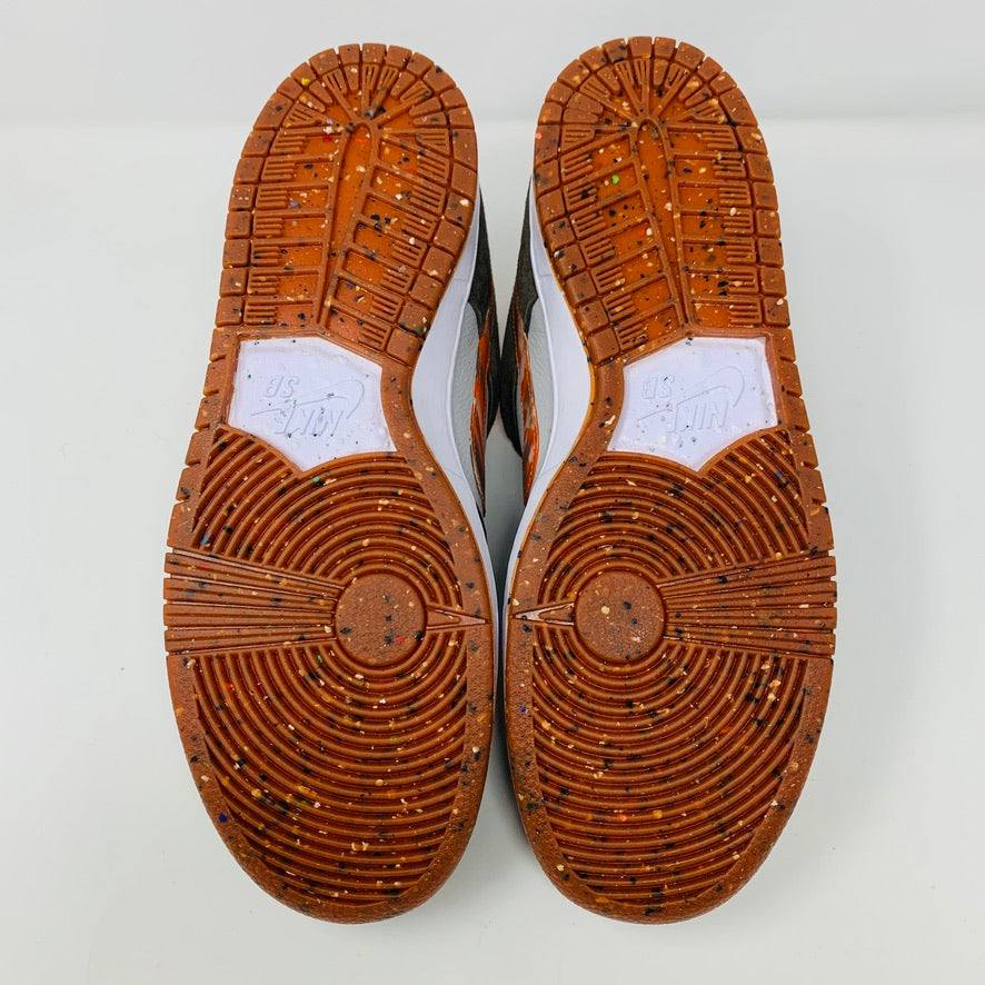 Nike SB Dunk Low Crushed sneakers outsole view.