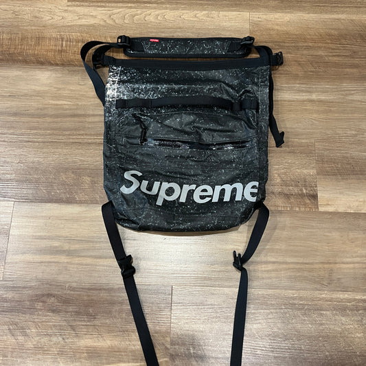Supreme Waterproof Reflective Speckled Shoulder Bag Black