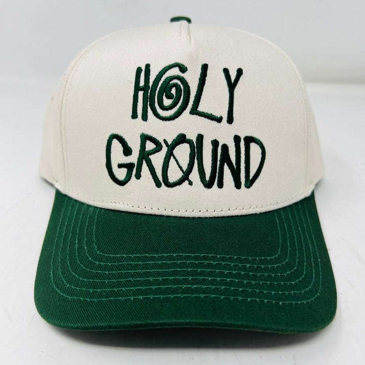 Holy Ground Stussy Hat with logo, streetwear accessory.