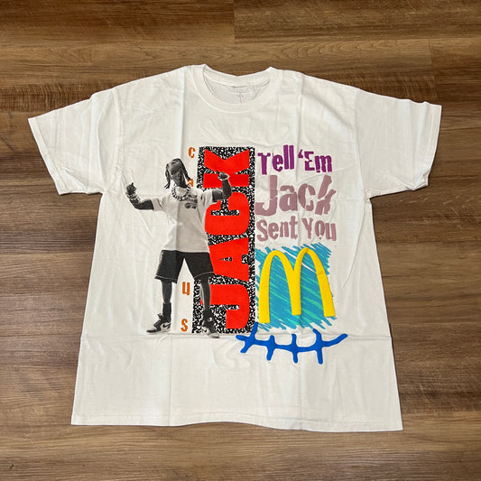 Travis Scott x McDonald's Jack Smile T-shirt White