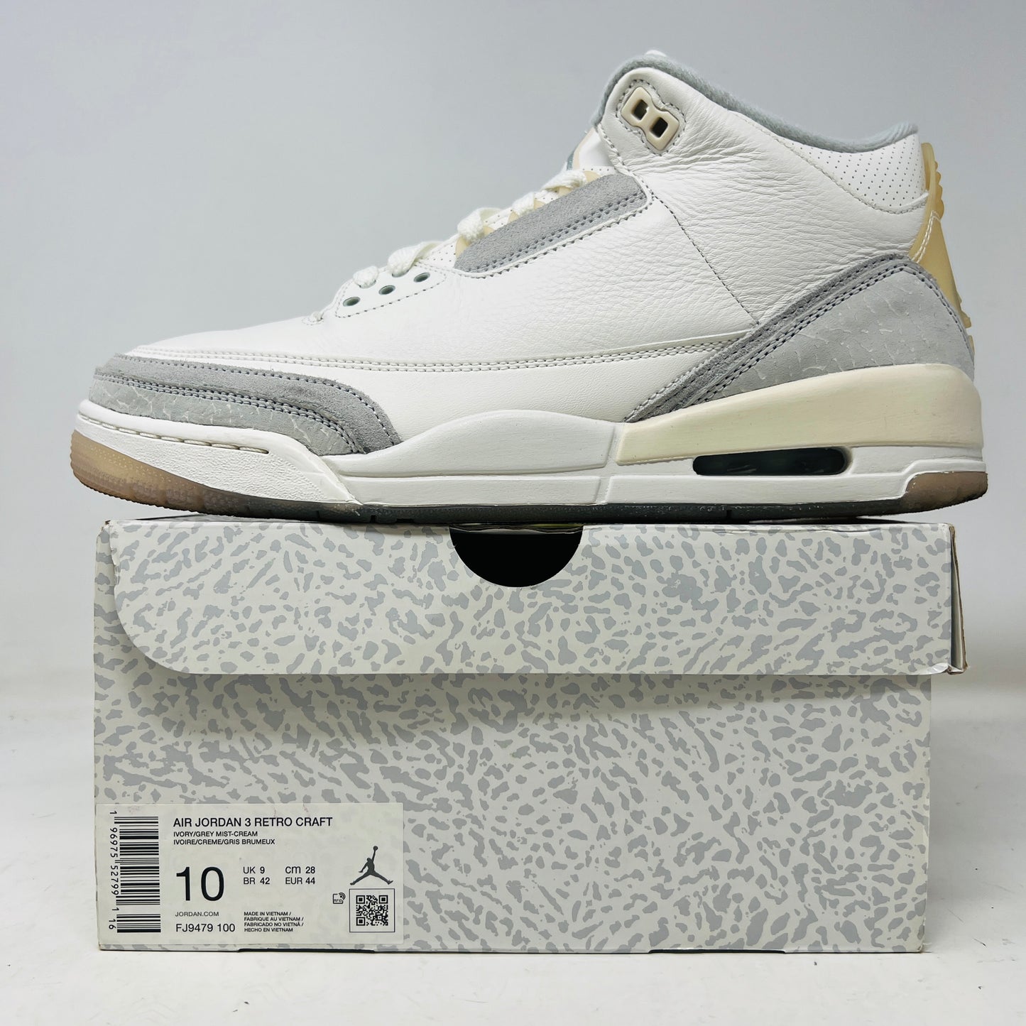 Jordan 3 Retro Craft Ivory