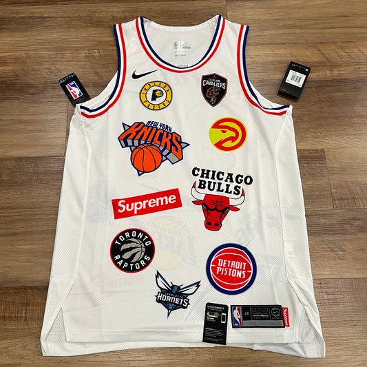 Supreme Nike/NBA Teams Authentic Jersey White