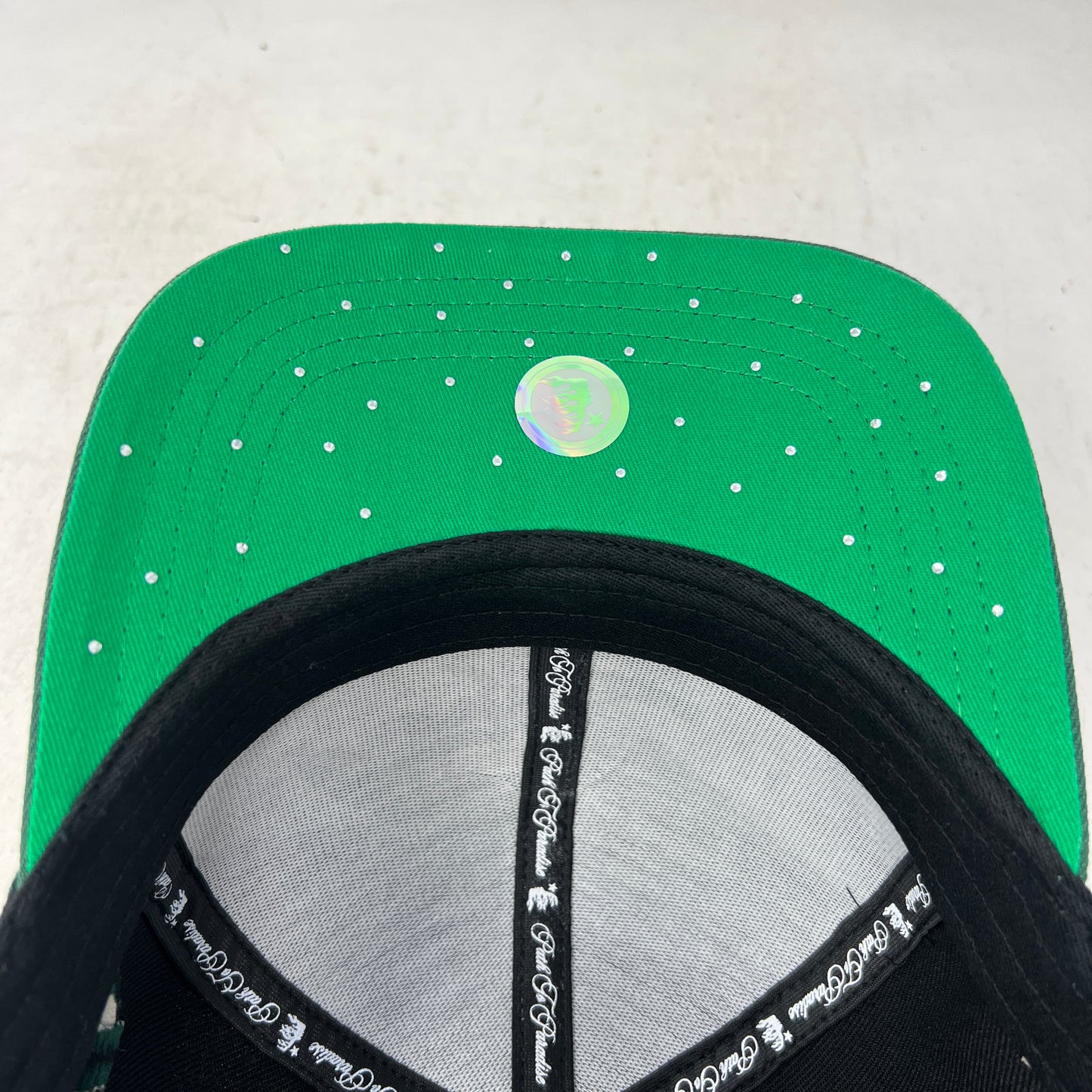 Hellstar Sharkteeth Snapback Hat Black/Green