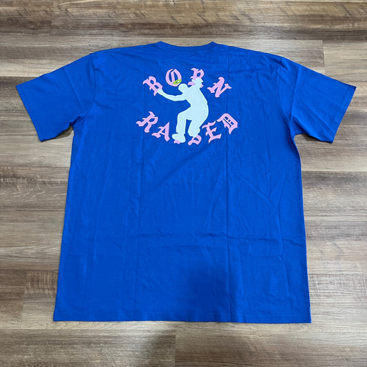 Born X Raised X Union Kick-flip Tee Royal Blue