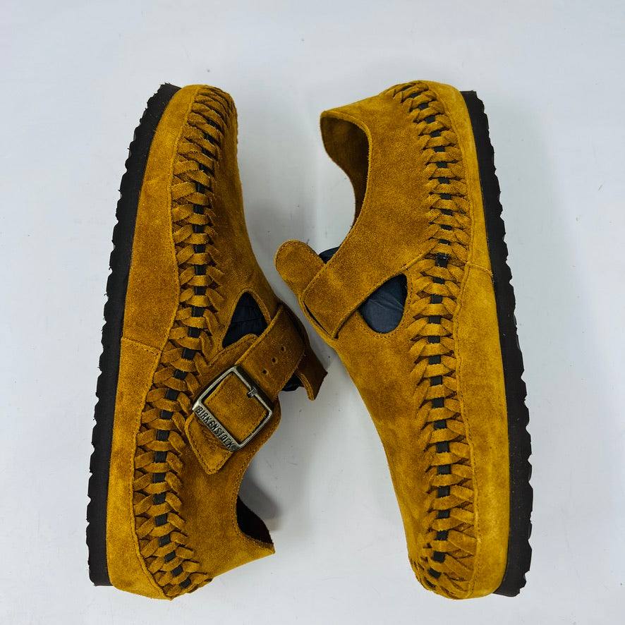 Birkenstock London Braided Shearling Kith Mink