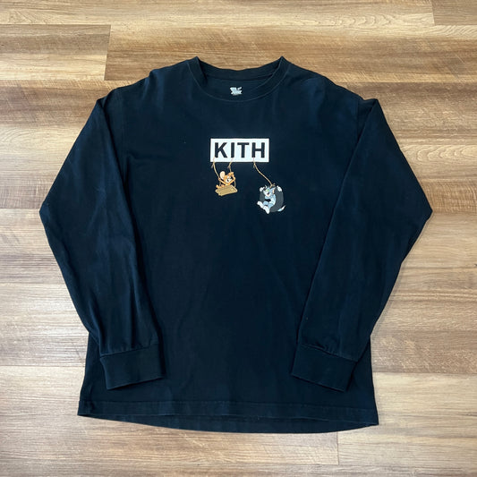 Kith x Tom & Jerry L/S Friends Tee Black