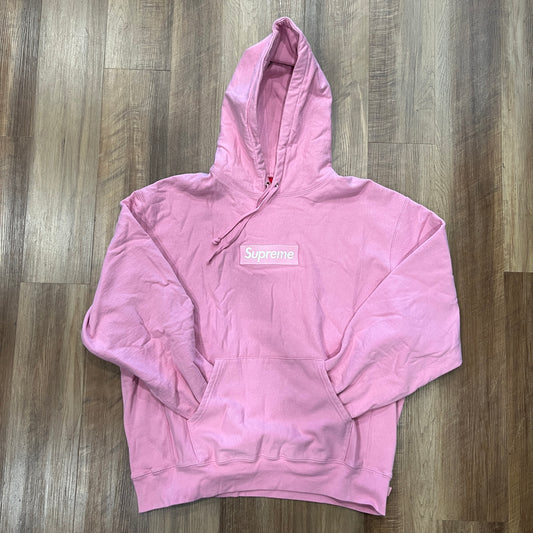 Supreme Box Logo Hooded Sweatshirt Sweatshirt (FW24) Pink