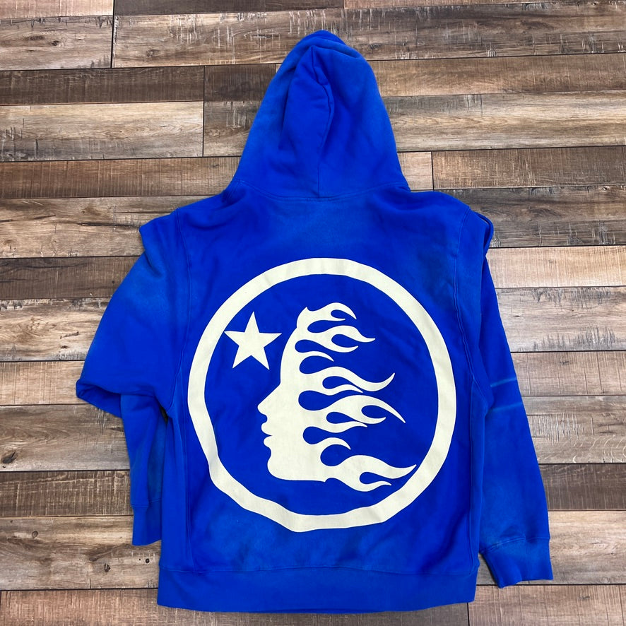 Hellstar No Guts No Glory! Hoodie Hoodie Blue