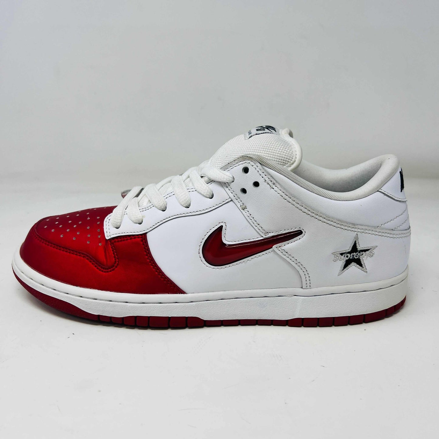Nike SB Dunk Low Supreme Jewel Swoosh Red
