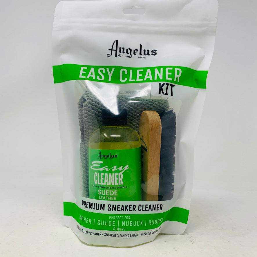 Angelus sneaker cleaning kit for prepping pairs before selling at Holy Ground Brea