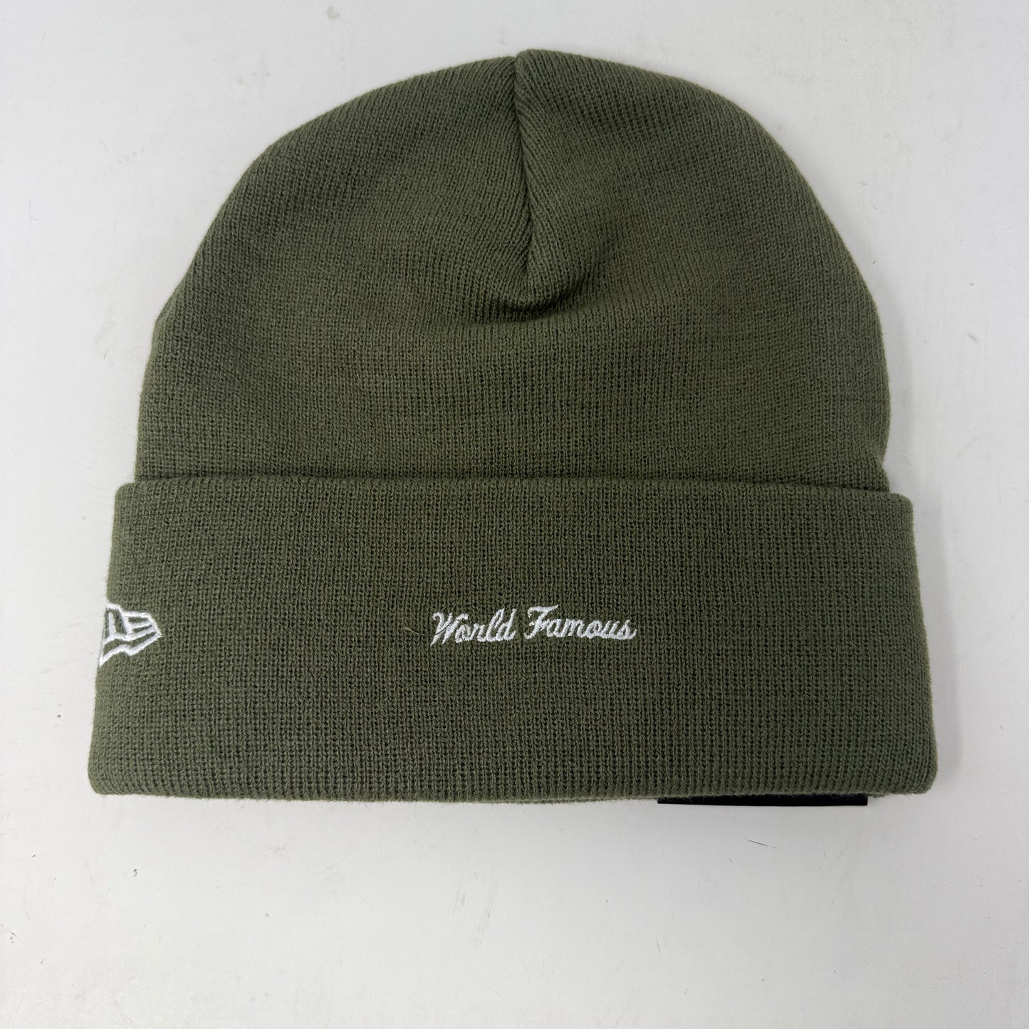 Supreme New Era Box Logo Beanie (FW25) Light Olive